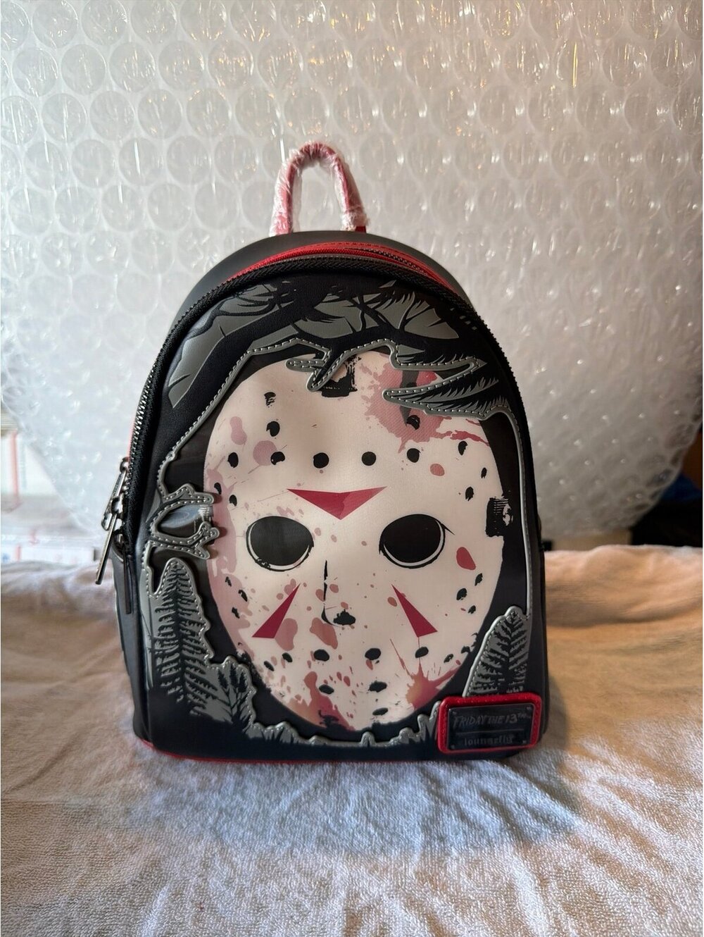 Loungefly Friday the 13th Jason Lenticular Mini-Backpack NWT